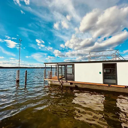 Hausboot Chalet Im See Bad Saarow Exterior foto